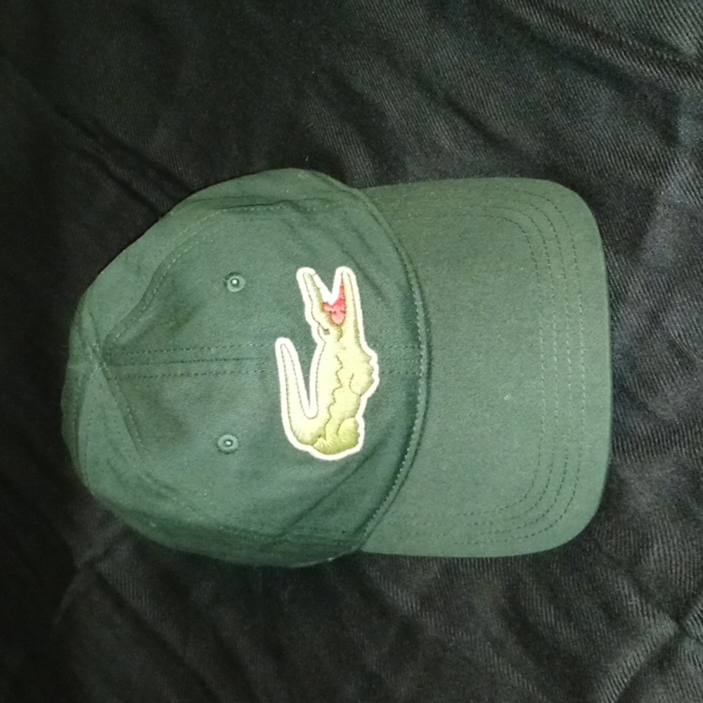 Lacoste hat green